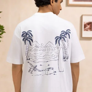 Oversized Graphic T-Shirt - D060