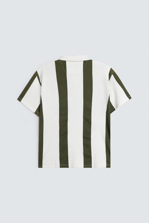 Varsity Striped Polo Shirt